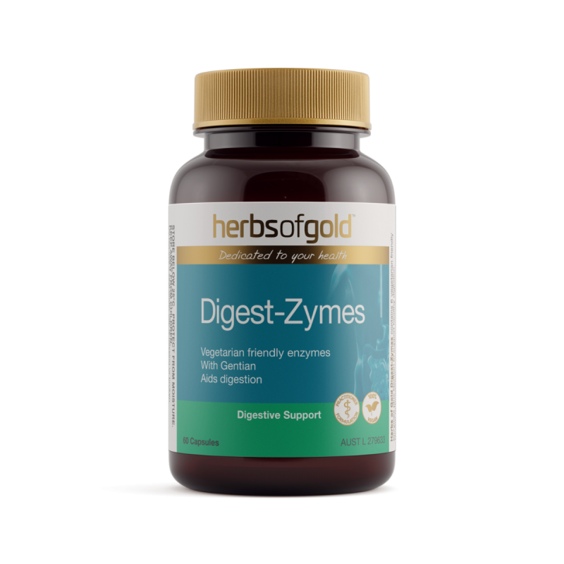 Herbs of Gold Digest-Zymes 60 Capsules