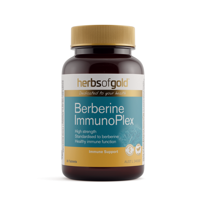 Herbs of Gold Berberine Immunoplex 30 Tablets
