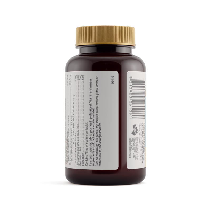Herbs of Gold Vitamin C 1000 Plus 120 Tablets