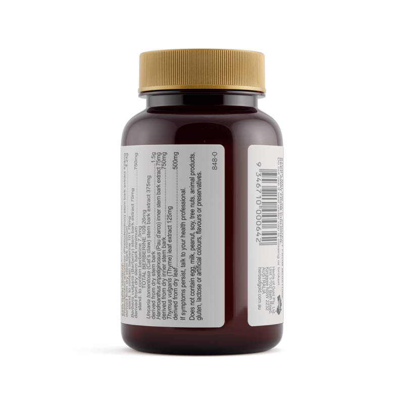 Herbs of Gold Berberine Immunoplex 30 Tablets