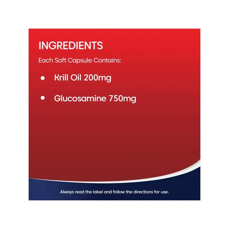 Bioglan red krill oil active joints 60s