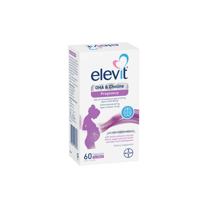 Elevit DHA & Choline Pregnancy 60 Capsules