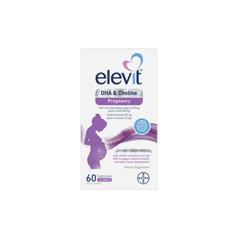 Elevit DHA & Choline Pregnancy 60 Capsules
