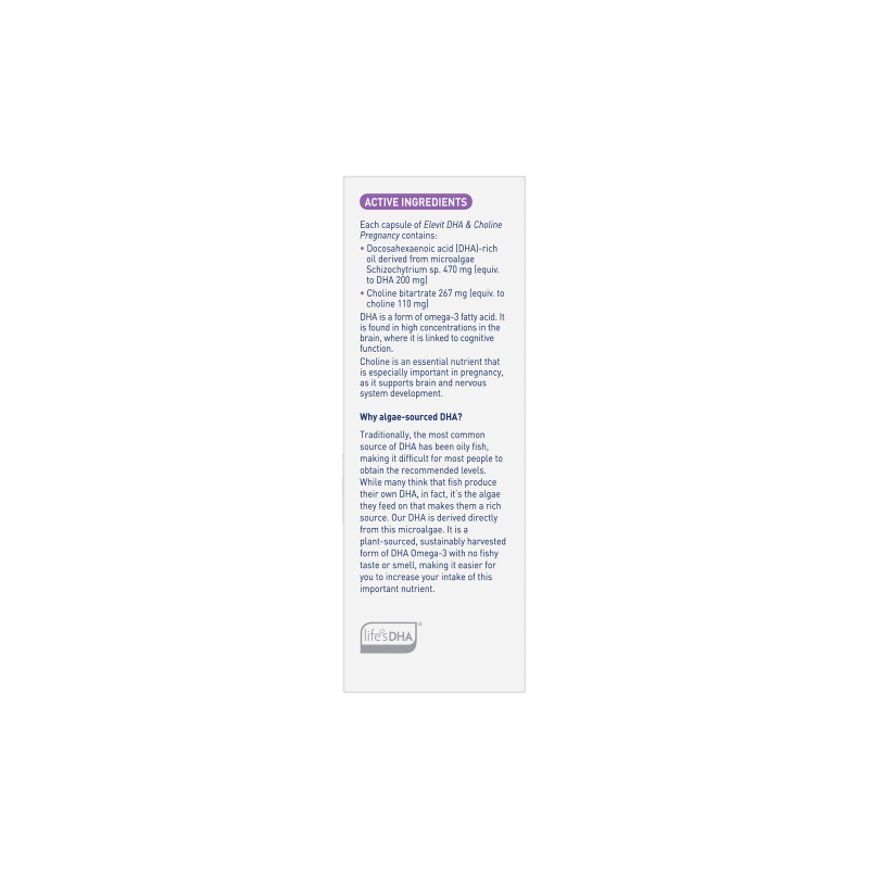 Elevit DHA & Choline Pregnancy 60 Capsules