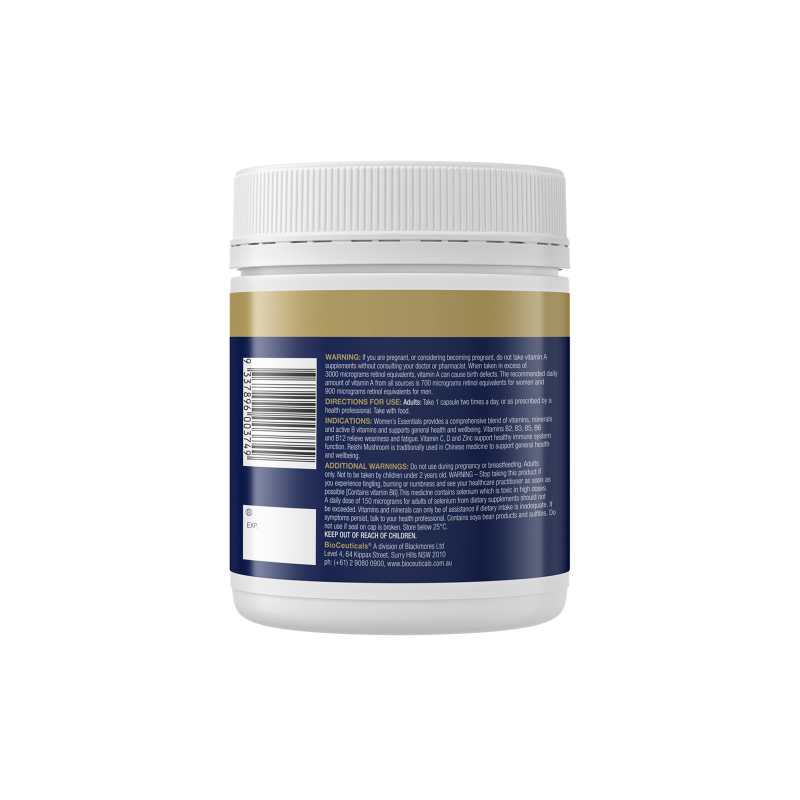 BIOCEUTICALS Women's Essentials 240 Capsules