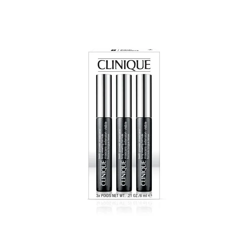 Clinique Lash Power Mascara Long-Wearing Formula Trio 3 x 6ml 01 Black Onyx