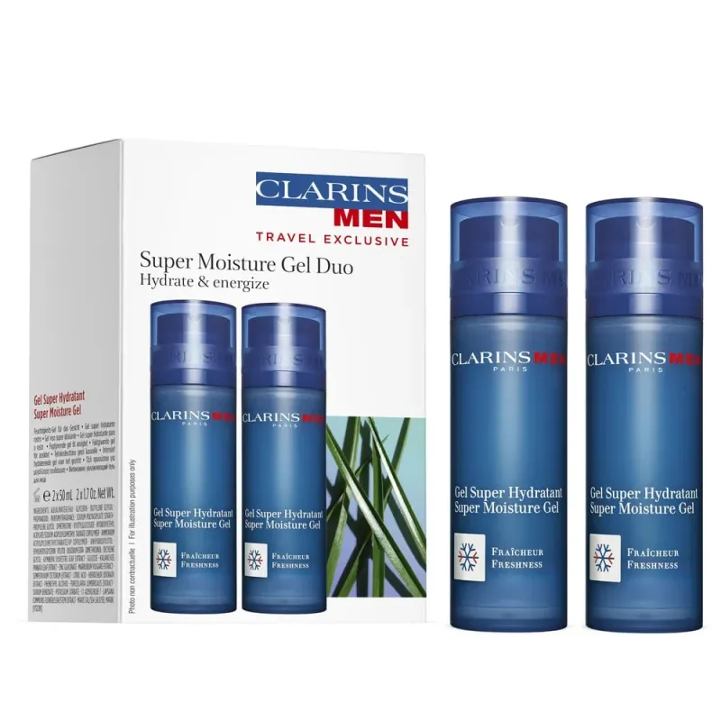Clarins Men Super Moisture Gel Duo 100ml