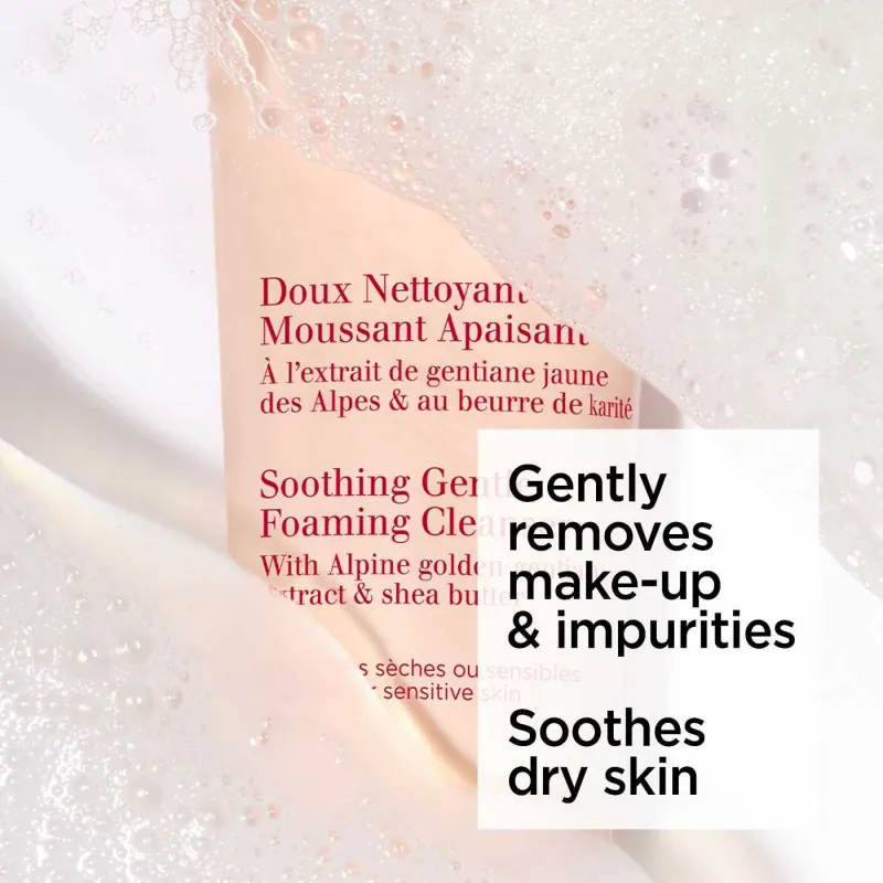 Clarins Soothing Gentle Foaming Cleanser (Very Dry Or Sensitive Skin) 125ml