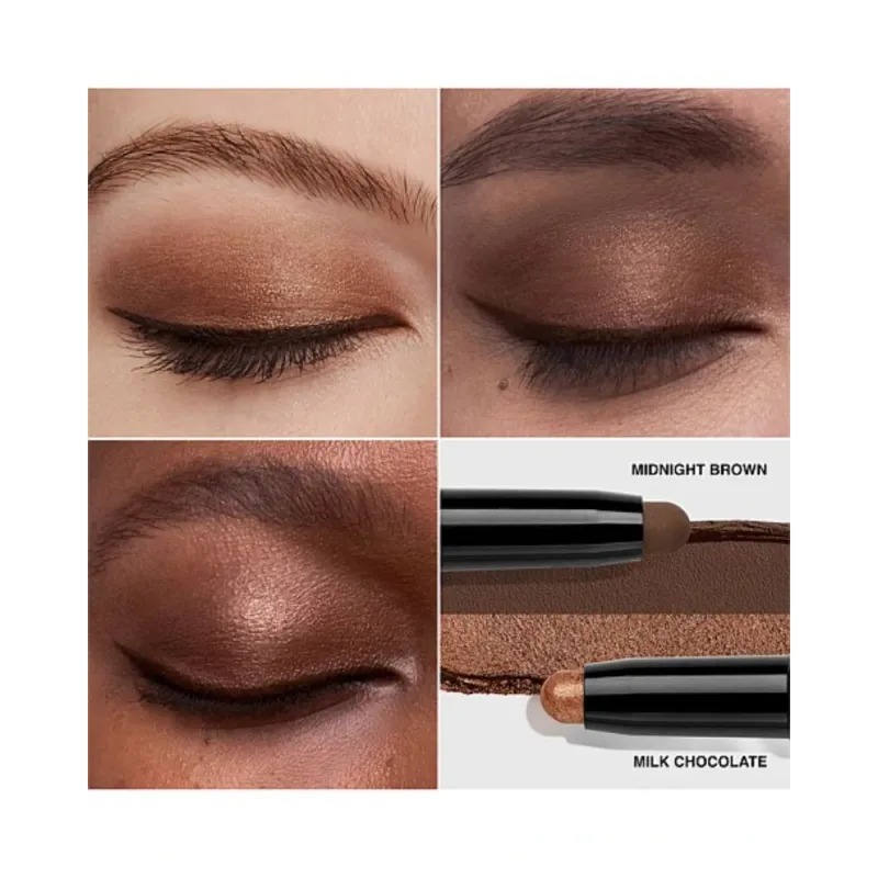Bobbi Brown Dual-Ended Long-Wear Cream Shadow Stick 1.6g - Milk Chocolate/Midnight