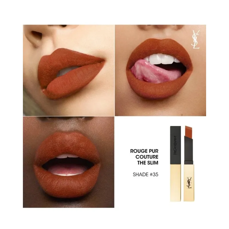 YSL The Slim Matte Lipstick 35 Loud Brown