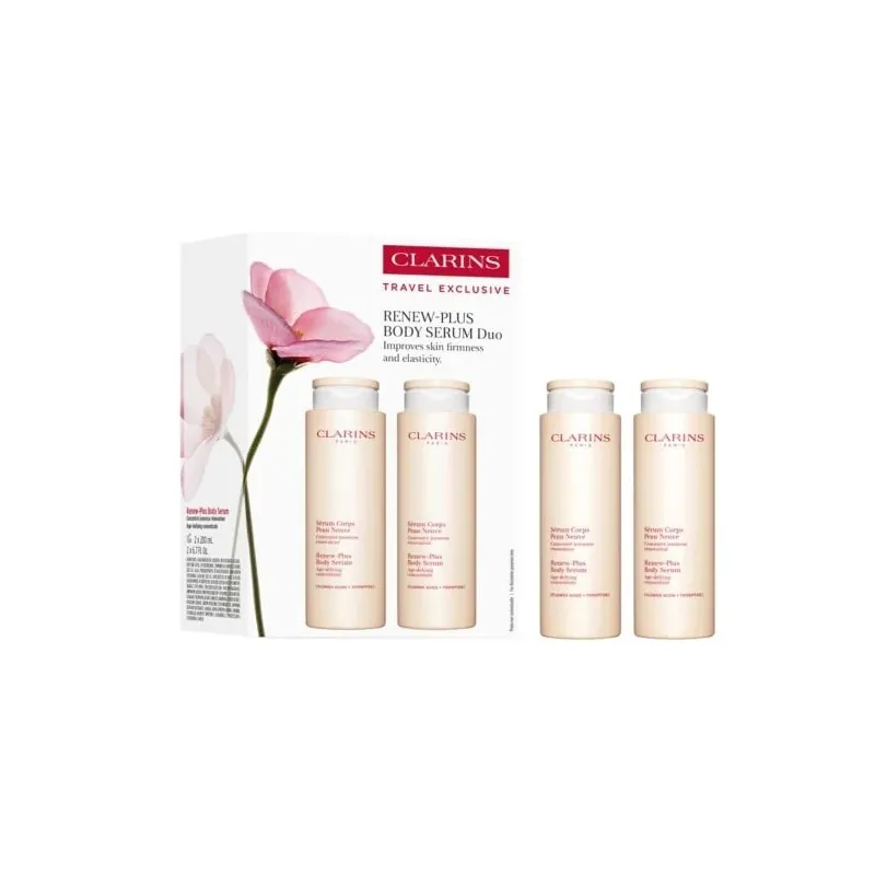 Clarins Renew Plus Body Serum Travel Exclusive Duo 200ml*2