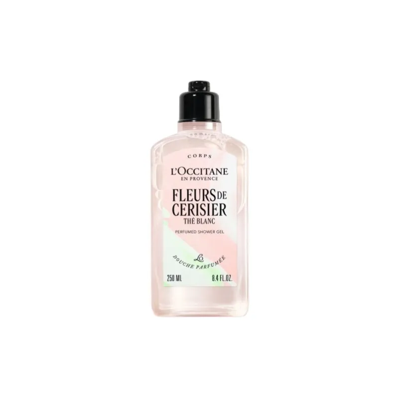L'Occitane Cherry Blossom Thé Blanc Limited Edition Shower Gel 250ml