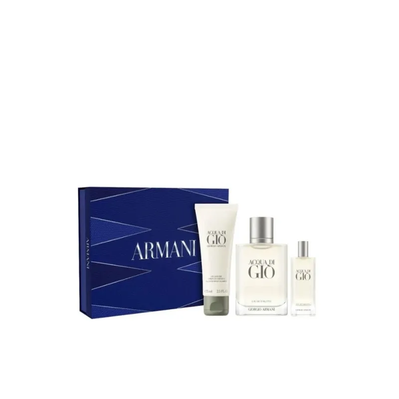 Giorgio Armani Acqua di Giò Eau de Toilette Gift Set 100ml + 15ml + Shower Gel 75ml