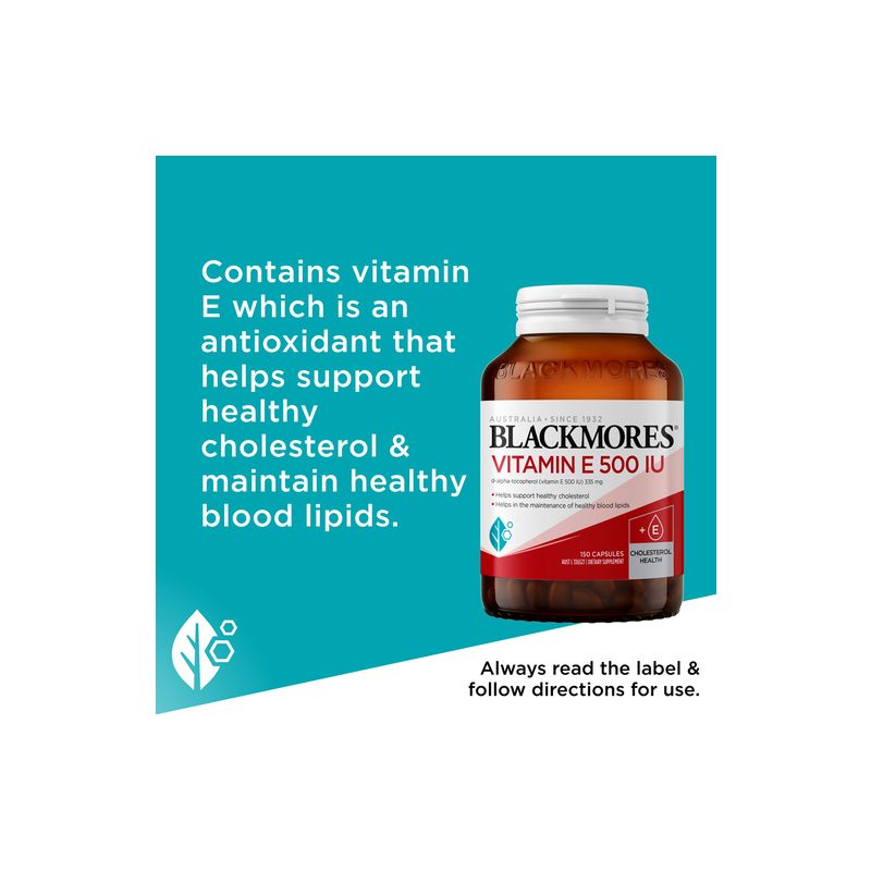 Blackmores Vitamin E 500 IU 200 Capsules