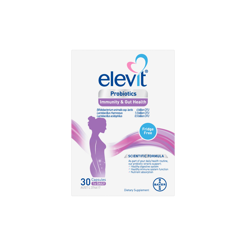 Elevit Probiotics Immunity & Gut Health 30 Capsules