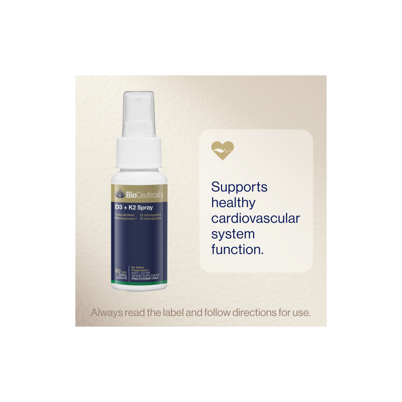 BioCeuticals D3 + K2 Oral Spray 50mL