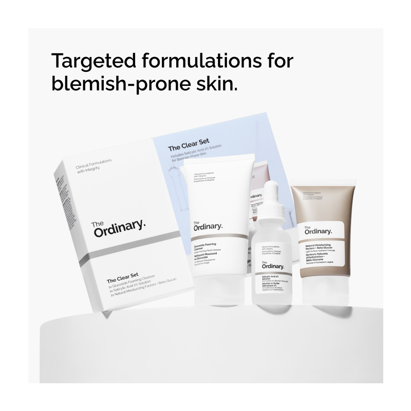 The Ordinary The Clear Set 3 Pieces
