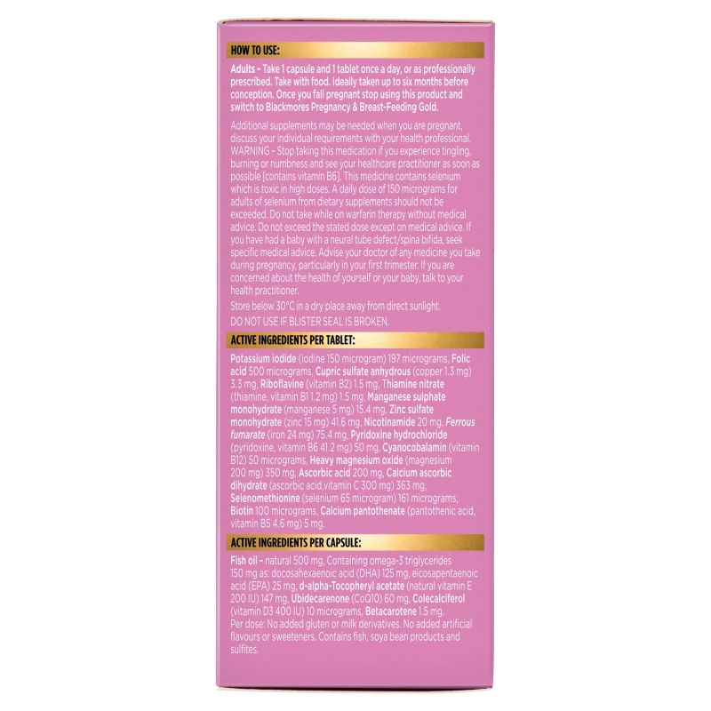 Blackmores Conceive Well Gold 56 Tablets