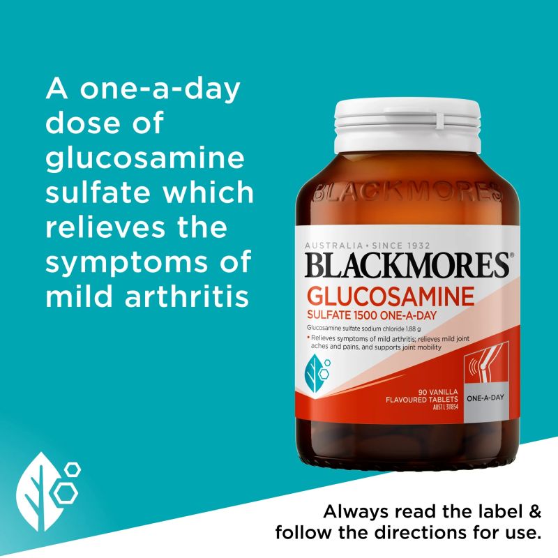 Blackmores Glucosamine Sulfate 1500 One-A-Day 90 Tablets