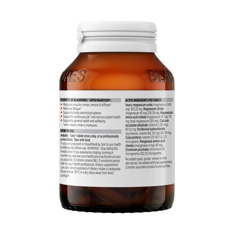 Blackmores Super Magnesium+ 100 Tablets