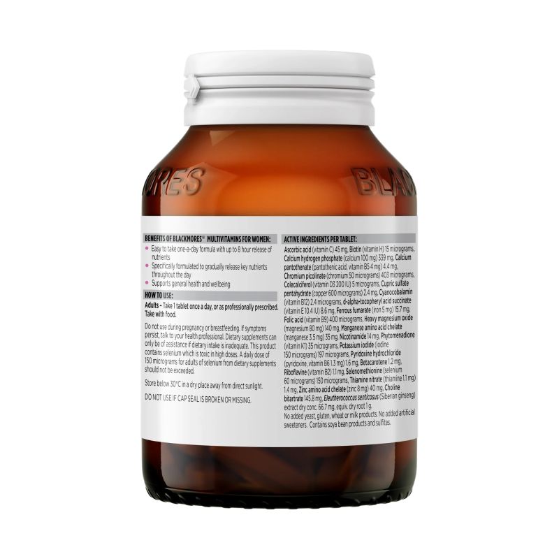 Blackmores Multivitamins For Women 90 Tablets