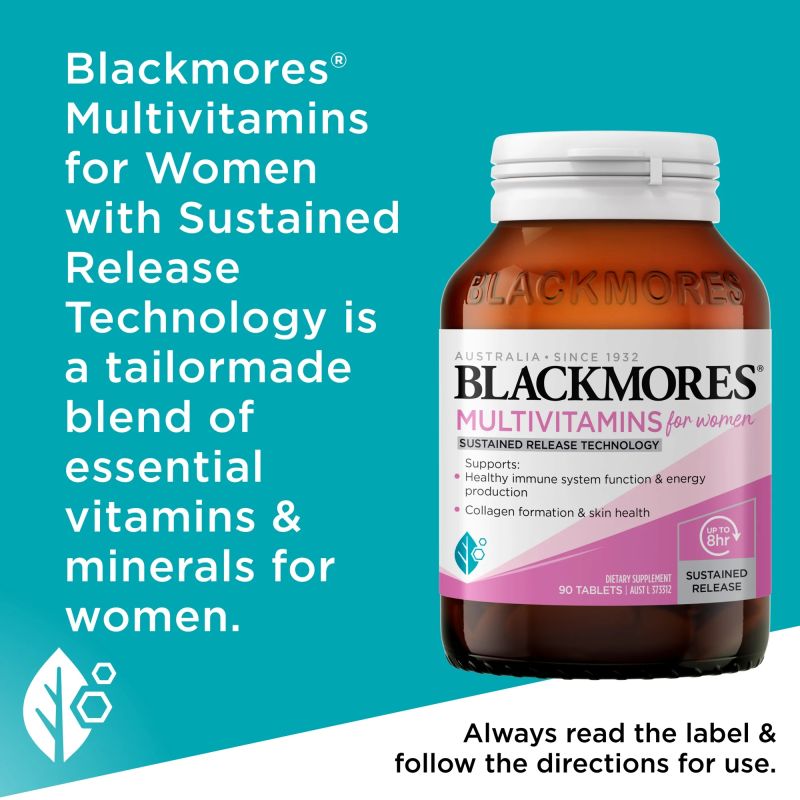 Blackmores Multivitamins For Women 90 Tablets