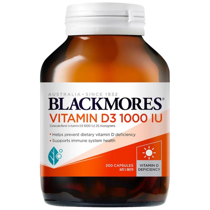 Blackmores Vitamin D3 1000IU 300 Capsules