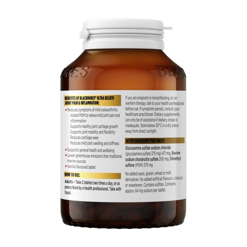 Blackmores Ultra Relieve Joint Pain & Inflammation 120 Tablets