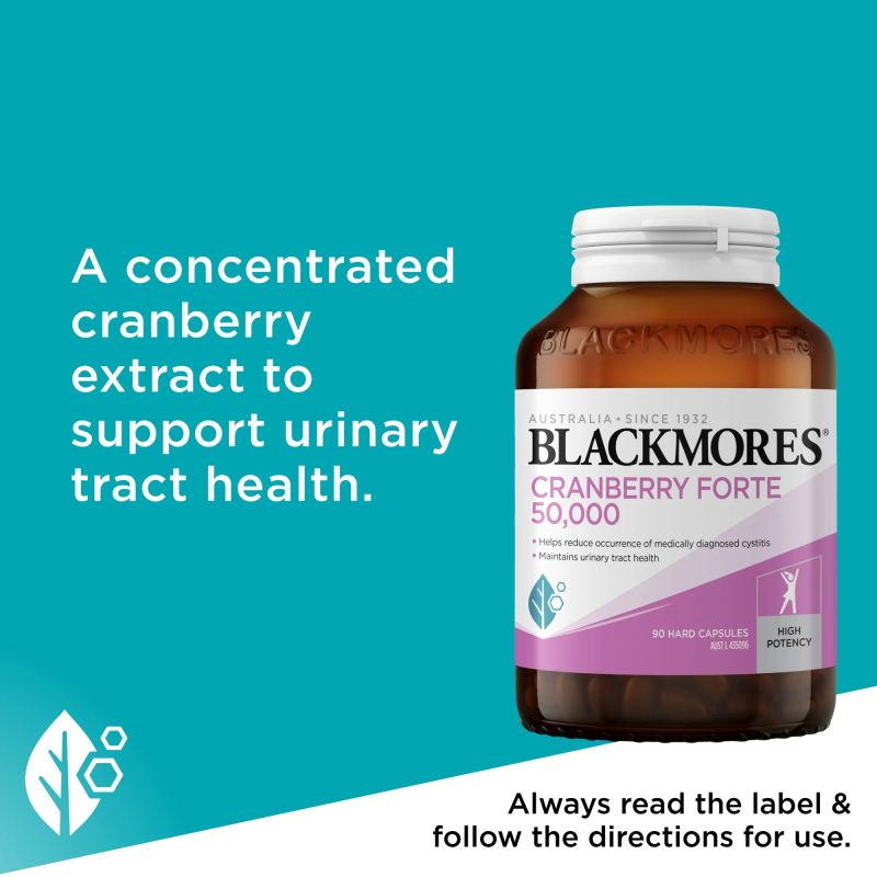 Blackmores Cranberry Forte 50,000mg 90 Capsules