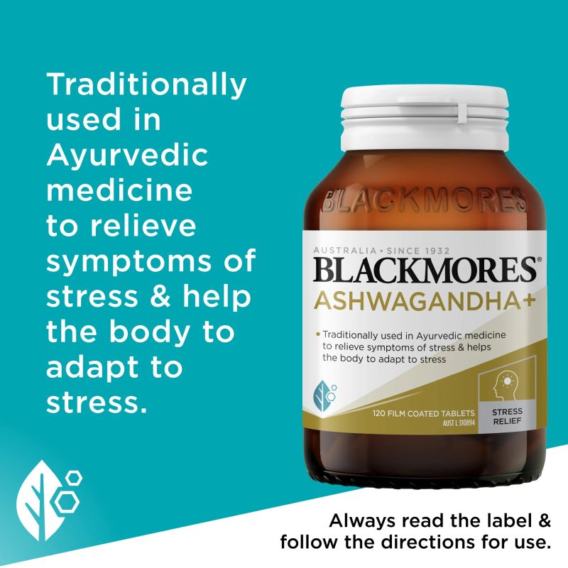 Blackmores Ashwagandha+ 120 Tablets