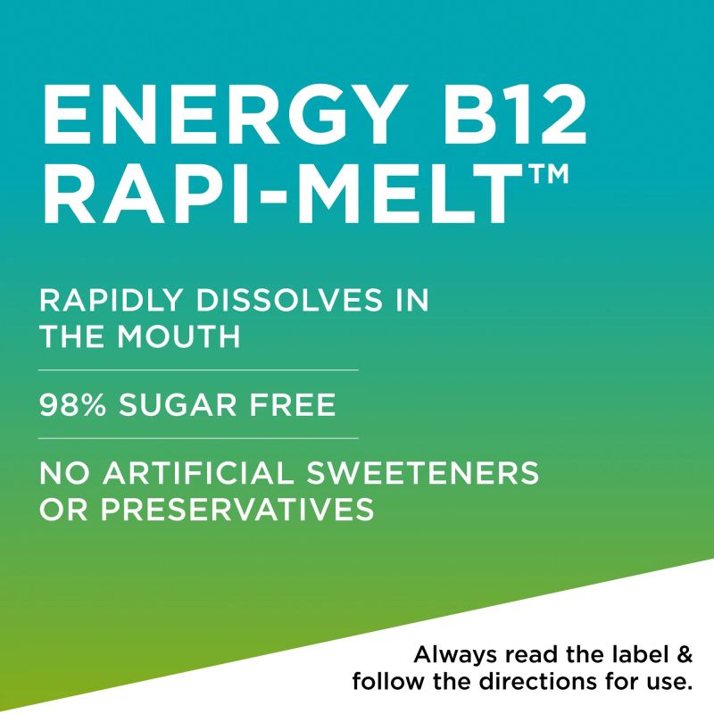 Blackmores Energy B12 Rapi-Melt Cherry Flavour 60 Tablets