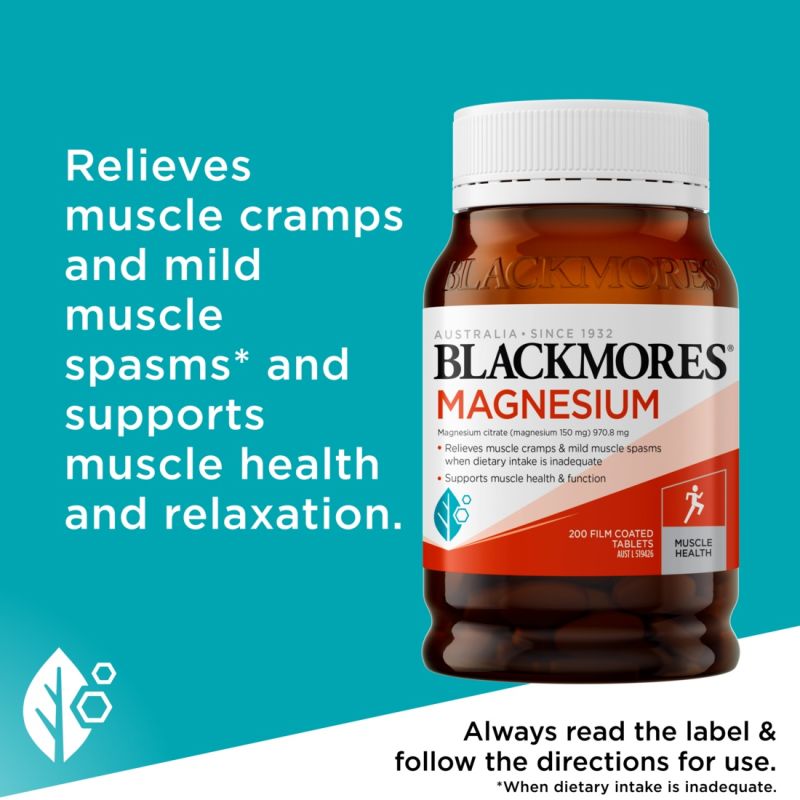 Blackmores Magnesium 200 Tablets