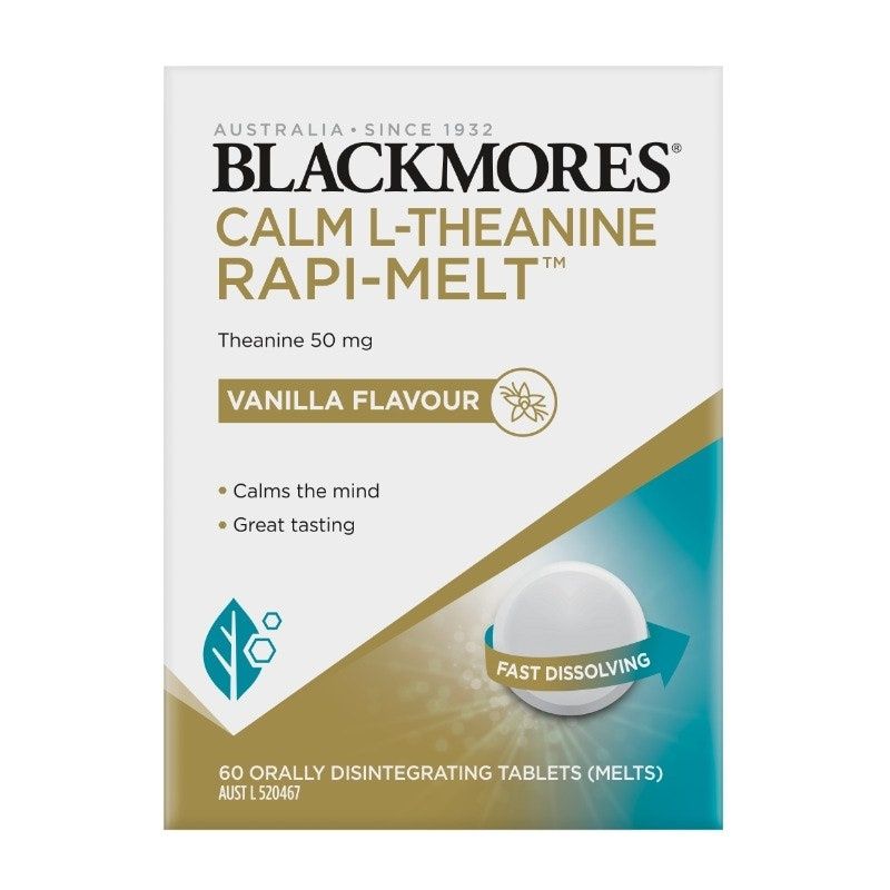 Blackmores Calm L-Theanine Rapi-Melt 60 Tablets