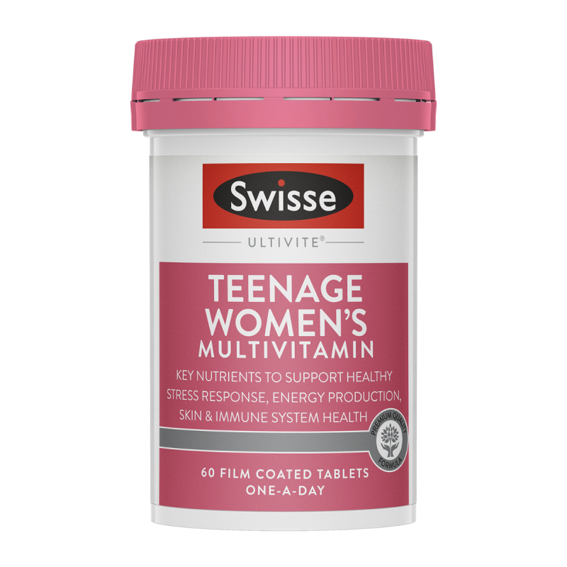 Swisse Ultivite Teenage Women's Multivitamin 60 Tablets