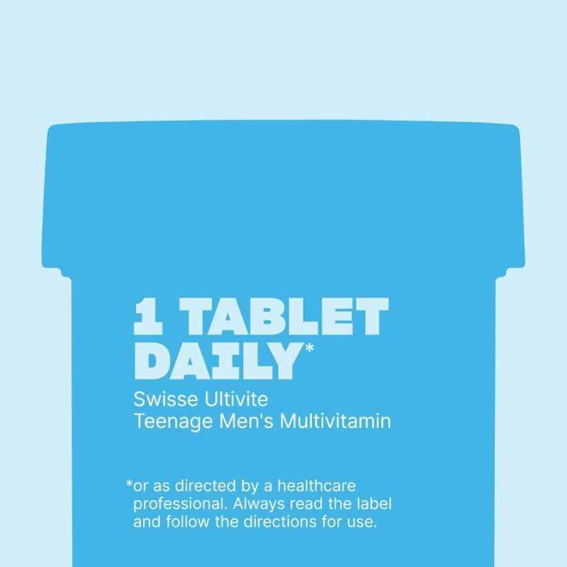 Swisse Ultivite Teenage Men's Multivitamin 60 Tablets