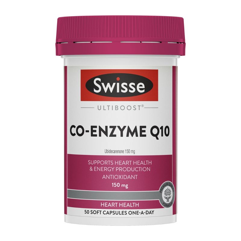 Swisse Ultiboost Co-Enzyme Q10 50 Capsules