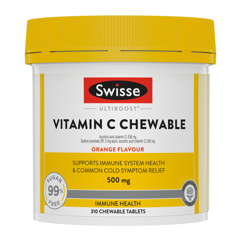 Swisse Ultiboost High Strength Vitamin C Effervescent 60 Tablets