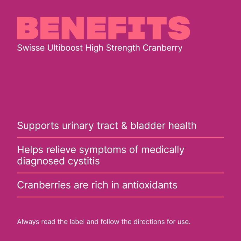 Swisse Ultiboost High Strength Cranberry 30 Capsules