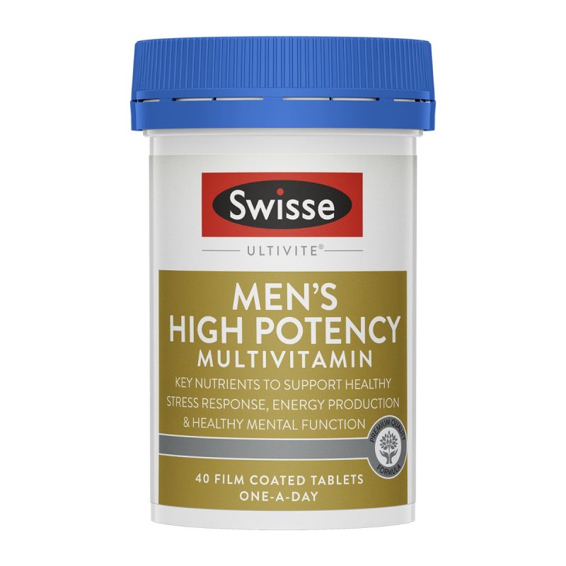 Swisse Ultivite Men's High Potency Multivitamin 40 Tablets