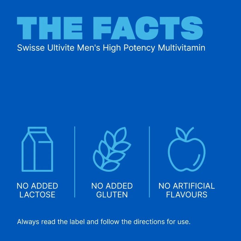 Swisse Ultivite Men's High Potency Multivitamin 40 Tablets