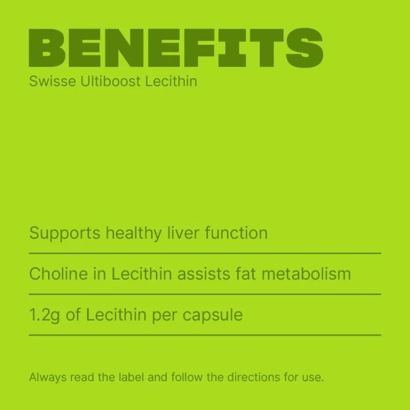 Swisse Ultiboost Lecithin 150 Capsules