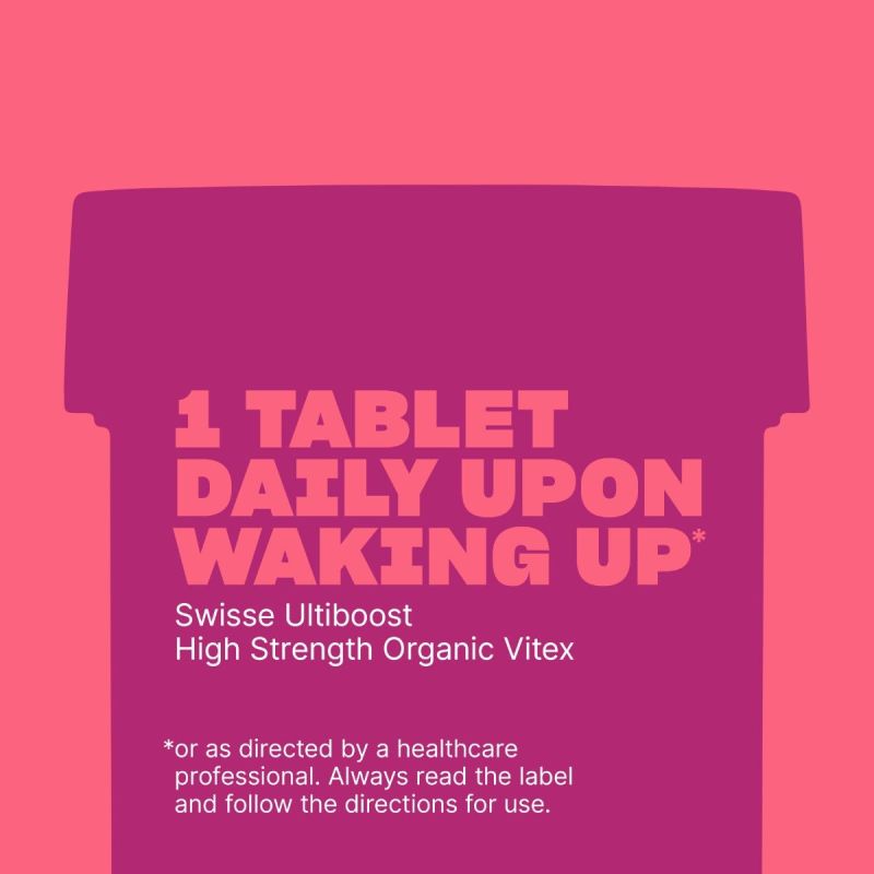 Swisse High Strength Organic Vitex 1500mg 60 Tablets