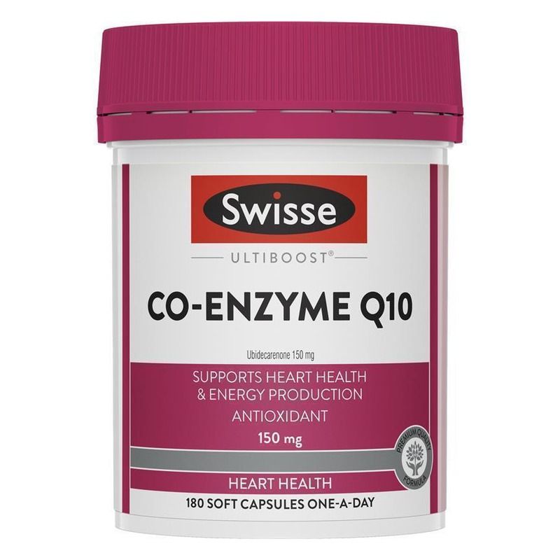 Swisse Co-Enzyme Q10 150mg 180 Capsules