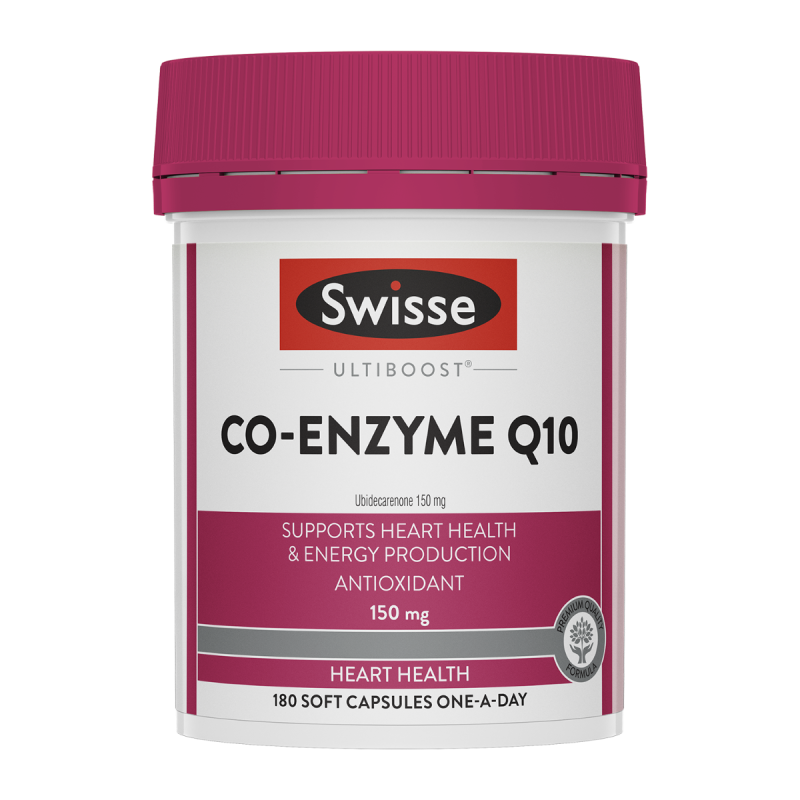 Swisse Co-Enzyme Q10 150mg 180 Capsules