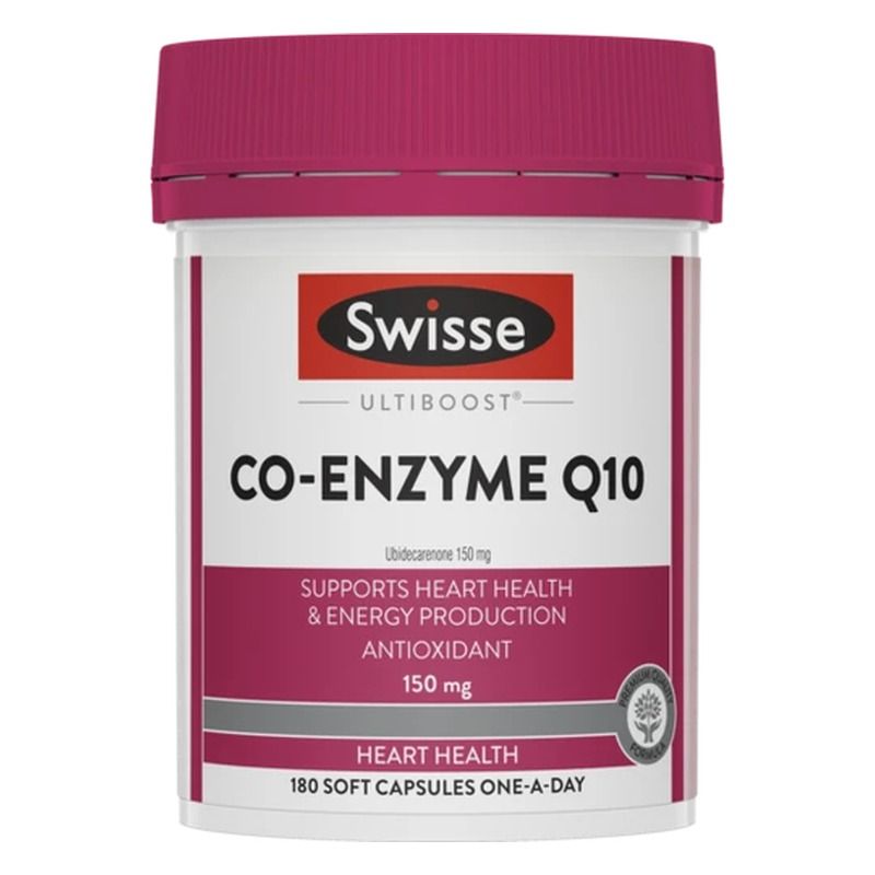Swisse Co-Enzyme Q10 150mg 180 Capsules
