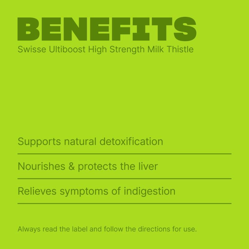 Swisse High Strength Milk Thistle 35,000mg 60 Tablets