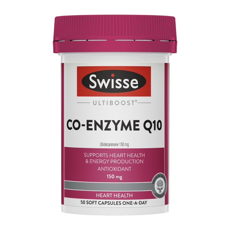 Swisse Ultiboost High Strength CoQ10 300mg 90 Capsules