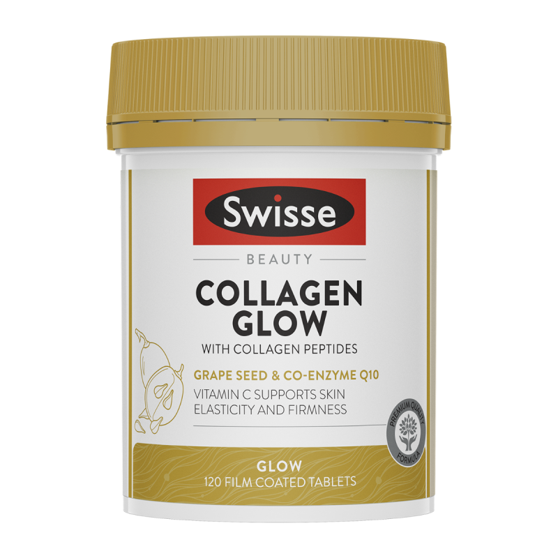 Swisse Beauty Collagen Glow W/Collagen Peptides 60 Tablets