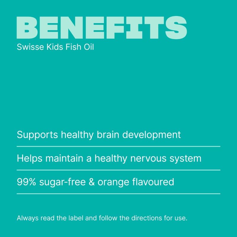 Swisse Kids Fish Oil 60 Capsules