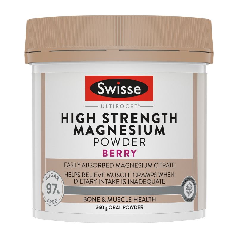 Swisse Ultiboost High Strength Magnesium Powder Berry 180g